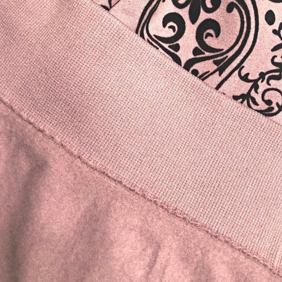 𝅺black Flocked Light Purple Lined Leggings - Picture 4 of 7